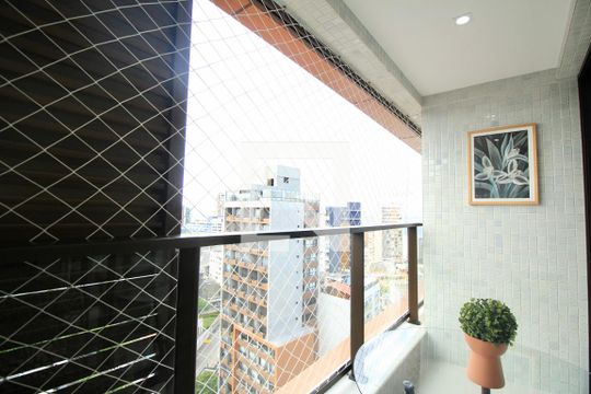 Varanda de apartamento para alugar com 1 quarto, 22m² em Barra, Salvador