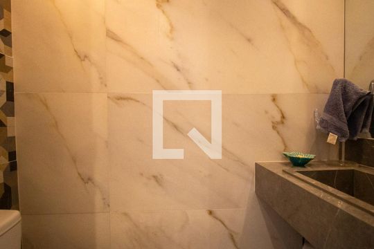Lavabo de casa à venda com 3 quartos, 140m² em Vargem Pequena, Rio de Janeiro