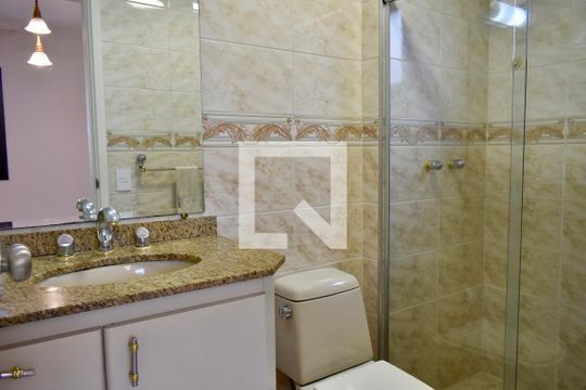 Banheiro da Suíte de apartamento à venda com 3 quartos, 100m² em Vila da Saúde, São Paulo