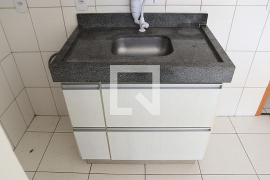 Cozinha e Área de Serviço de apartamento para alugar com 1 quarto, 32m² em Setor Leste Vila Nova, Goiânia