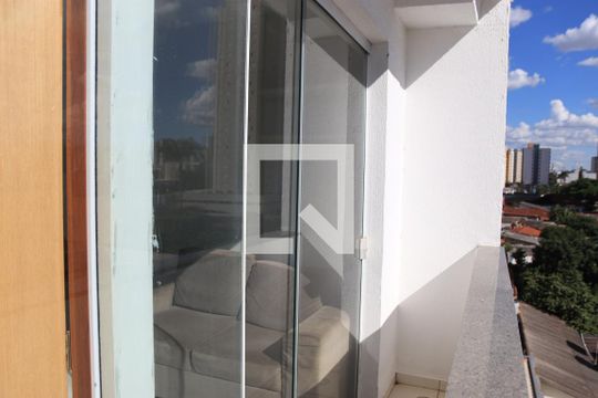 Varanda da Sala  de apartamento para alugar com 1 quarto, 32m² em Setor Leste Vila Nova, Goiânia