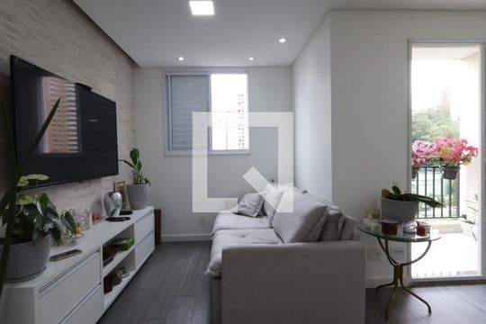 Sala de apartamento à venda com 2 quartos, 64m² em Vila Andrade, São Paulo