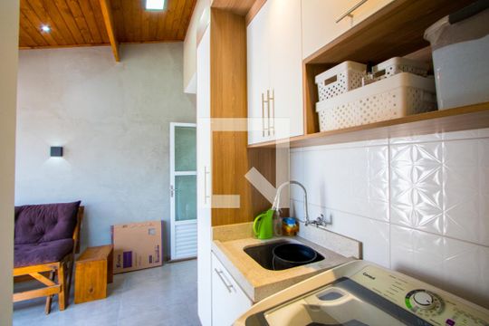Área de serviço de apartamento à venda com 2 quartos, 74m² em Vila Junqueira, Santo André