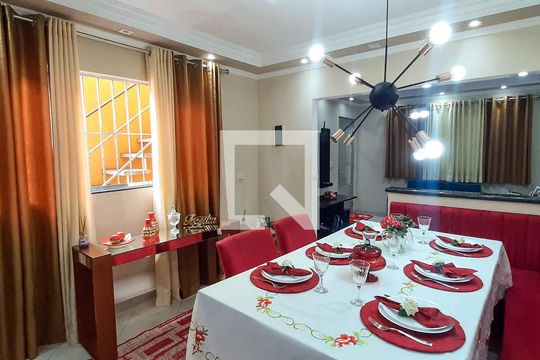 Sala de Jantar de casa à venda com 3 quartos, 100m² em Santo Antônio, Osasco