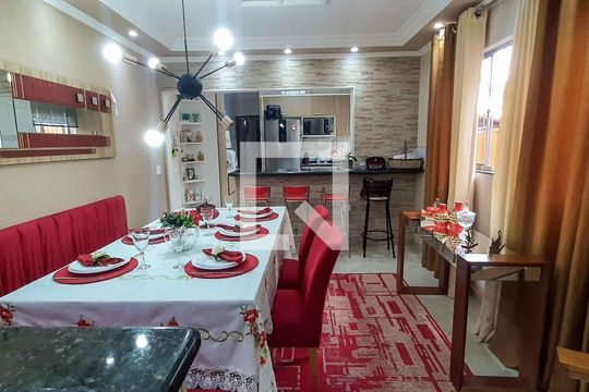 Sala de Jantar de casa à venda com 3 quartos, 100m² em Santo Antônio, Osasco