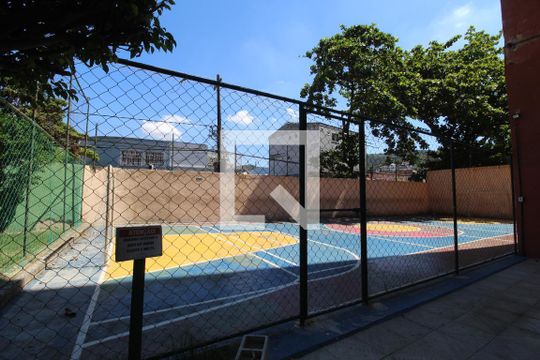 Área comum - Quadra de apartamento para alugar com 2 quartos, 72m² em Taquara, Rio de Janeiro
