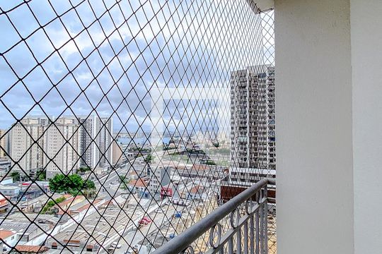 Varanda da Sala de apartamento para alugar com 2 quartos, 50m² em Quarta Parada, São Paulo