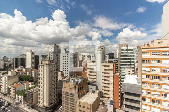 Vista da Varanda de apartamento para alugar com 1 quarto, 35m² em Consolação, São Paulo