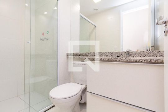 Banheiro 2 de apartamento para alugar com 2 quartos, 78m² em Chácara Santo Antônio (zona Leste), São Paulo