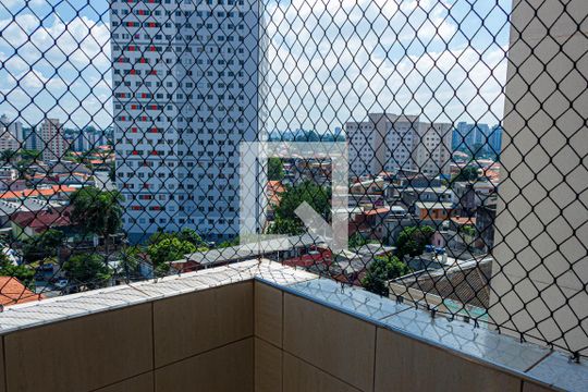 Varanda da Sala de apartamento à venda com 2 quartos, 51m² em Vila Inglesa, São Paulo