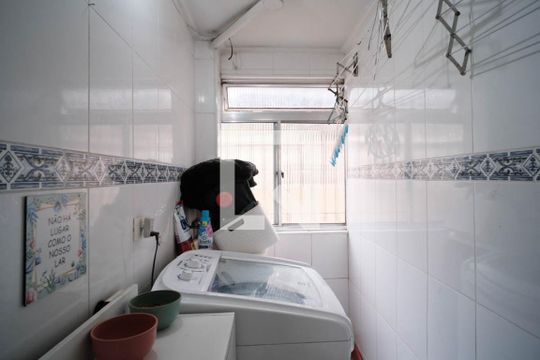 Área de Serviço de apartamento à venda com 2 quartos, 48m² em Conjunto Habitacional Padre Manoel de Paiva, São Paulo