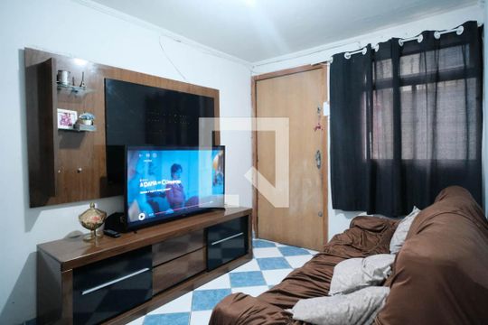Sala de apartamento à venda com 2 quartos, 48m² em Conjunto Habitacional Padre Manoel de Paiva, São Paulo