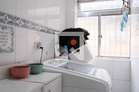 Área de Serviço de apartamento à venda com 2 quartos, 48m² em Conjunto Habitacional Padre Manoel de Paiva, São Paulo