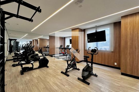 Área comum - Academia de apartamento à venda com 2 quartos, 51m² em Santo Amaro, São Paulo
