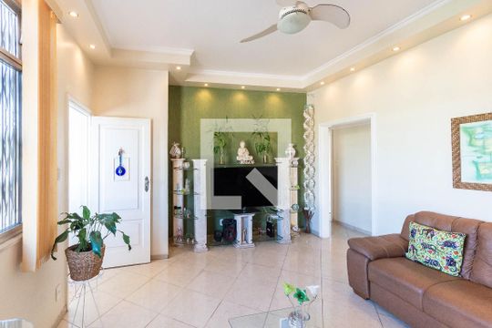 Sala de apartamento à venda com 3 quartos, 92m² em Rio Comprido, Rio de Janeiro
