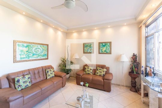 Sala de apartamento à venda com 3 quartos, 92m² em Rio Comprido, Rio de Janeiro