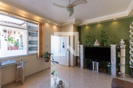 Sala de apartamento à venda com 3 quartos, 92m² em Rio Comprido, Rio de Janeiro