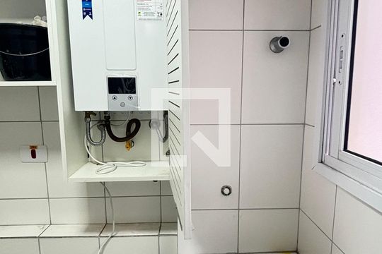 Área de Serviço de apartamento à venda com 2 quartos, 60m² em Jardim, Santo André