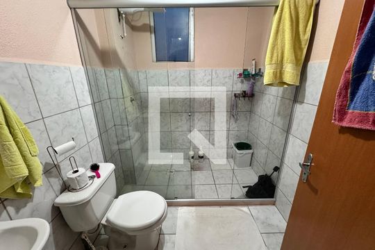 Banheiro Social de apartamento à venda com 2 quartos, 58m² em Campina, São Leopoldo