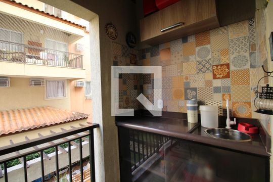 Varanda de apartamento à venda com 2 quartos, 80m² em Taquara, Rio de Janeiro