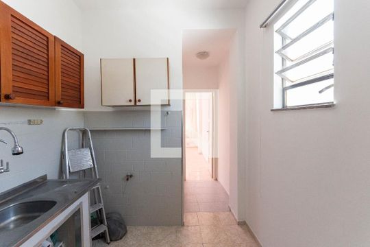 Cozinha de apartamento para alugar com 1 quarto, 48m² em Vila Isabel, Rio de Janeiro