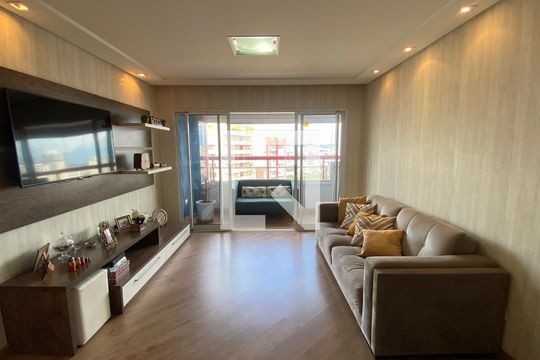 Sala - Sala de Jantar de apartamento à venda com 3 quartos, 134m² em Vila Assunção, Santo André