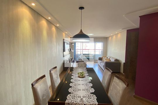 Sala - Sala de Jantar de apartamento à venda com 3 quartos, 134m² em Vila Assunção, Santo André
