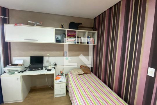 Suíte 2 de apartamento à venda com 3 quartos, 134m² em Vila Assunção, Santo André
