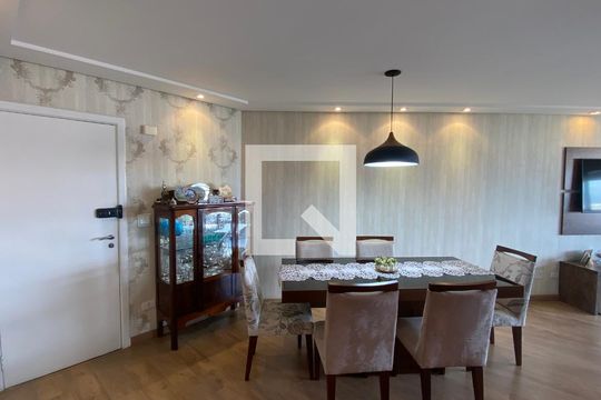 Sala - Sala de Jantar de apartamento à venda com 3 quartos, 134m² em Vila Assunção, Santo André