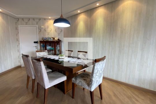 Sala - Sala de Jantar de apartamento à venda com 3 quartos, 134m² em Vila Assunção, Santo André