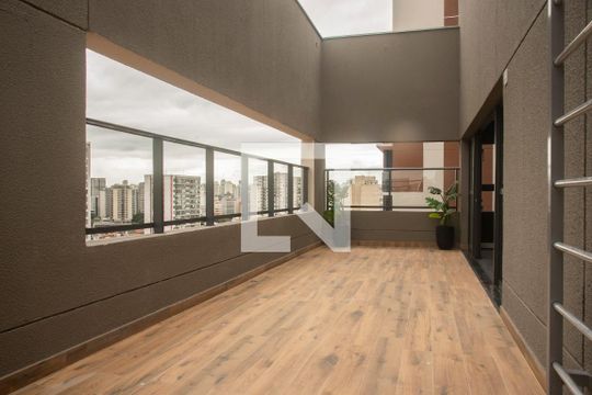Área comum - Rooftop de kitnet/studio para alugar com 1 quarto, 18m² em Vila Clementino, São Paulo