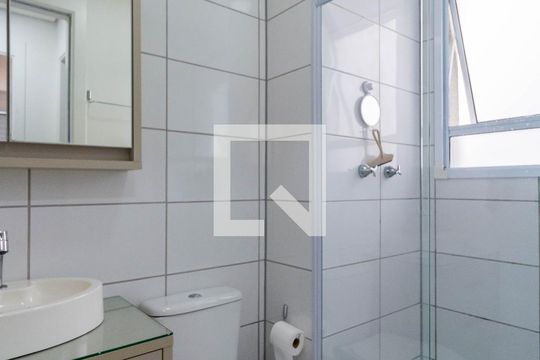 Banheiro Social de apartamento à venda com 2 quartos, 42m² em Parque Reboucas, São Paulo
