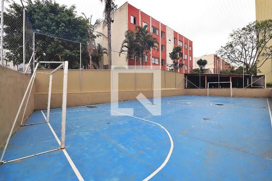 Área comum - Quadra de apartamento à venda com 2 quartos, 54m² em Vila Lutécia, Santo André
