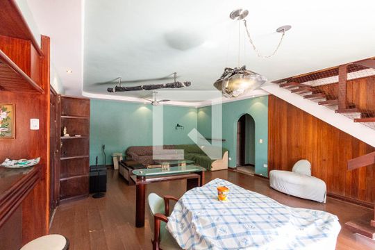 Sala de apartamento à venda com 4 quartos, 250m² em Grajaú, Rio de Janeiro