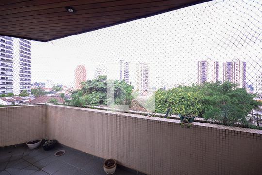 Varanda da Sala de apartamento à venda com 3 quartos, 198m² em Jardim da Saúde, São Paulo