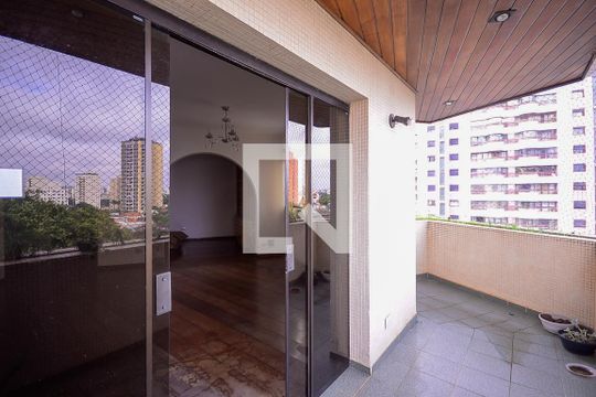 Varanda da Sala de apartamento à venda com 3 quartos, 198m² em Jardim da Saúde, São Paulo