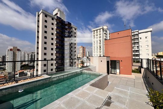 Área comum - Piscina de apartamento à venda com 2 quartos, 50m² em Campestre, Santo André