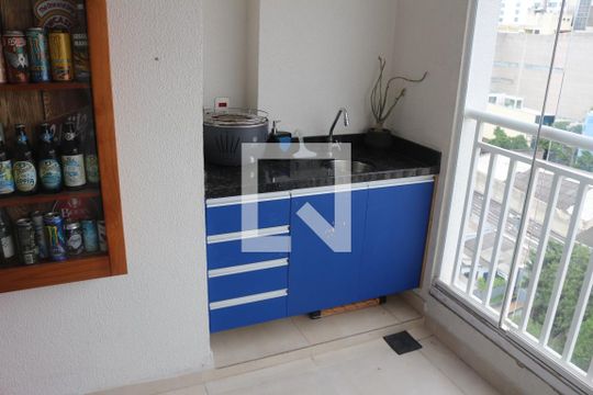 Varanda de apartamento à venda com 2 quartos, 70m² em Centro, São Caetano do Sul