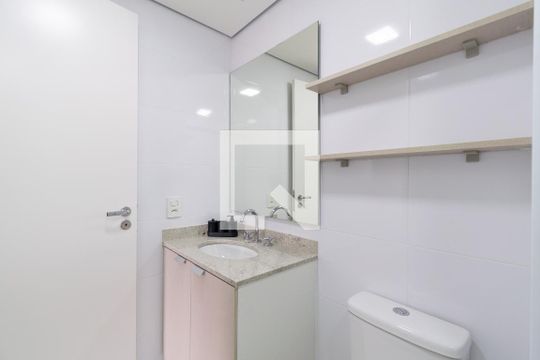 Banheiro da Suíte de apartamento para alugar com 1 quarto, 29m² em Jardim Prudência, São Paulo