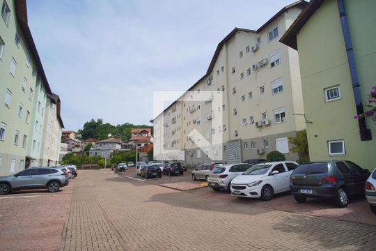 Área externa de apartamento à venda com 2 quartos, 53m² em Primavera, Novo Hamburgo