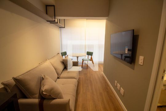 Sala de apartamento à venda com 1 quarto, 31m² em Chácara Santo Antônio (zona Sul), São Paulo
