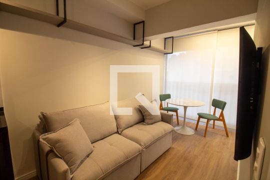 Sala de apartamento à venda com 1 quarto, 31m² em Chácara Santo Antônio (zona Sul), São Paulo