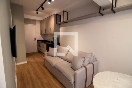 Sala de apartamento à venda com 1 quarto, 31m² em Chácara Santo Antônio (zona Sul), São Paulo