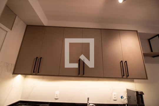 Cozinha de apartamento à venda com 1 quarto, 31m² em Chácara Santo Antônio (zona Sul), São Paulo