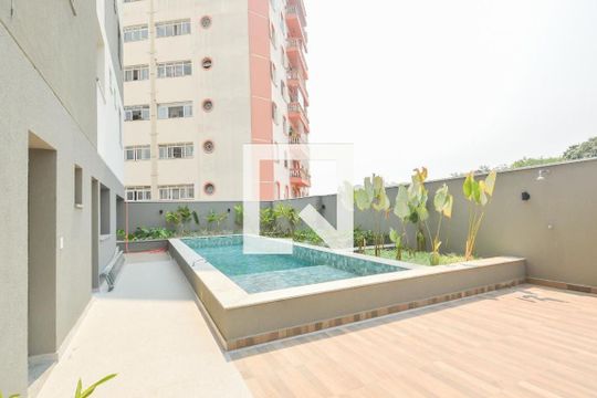 Área comum - Piscina de kitnet/studio à venda com 1 quarto, 40m² em Vila Campestre, São Bernardo do Campo