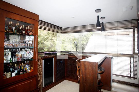 Sala de Jantar - Churrasqueira de apartamento à venda com 3 quartos, 269m² em Auxiliadora, Porto Alegre
