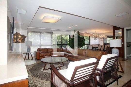Sala de Estar de apartamento à venda com 3 quartos, 269m² em Auxiliadora, Porto Alegre