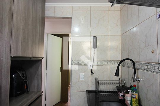 Cozinha de apartamento à venda com 2 quartos, 52m² em Ferrazópolis, São Bernardo do Campo