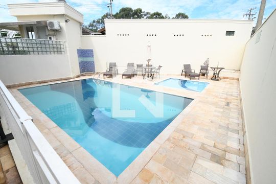 Área comum - Piscina de casa de condomínio para alugar com 3 quartos, 80m² em Parque Imperador, Campinas
