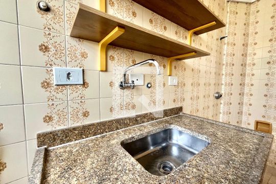 Cozinha de apartamento para alugar com 2 quartos, 50m² em Mirandópolis, São Paulo